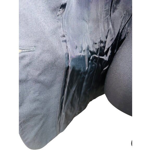 Triumph Black Riding Jacket Hunt Coat Equestrian Blazer Sz 12 Cotton Minimalist - Picture 9 of 11